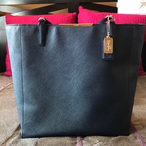 Navy authentic Coach bag